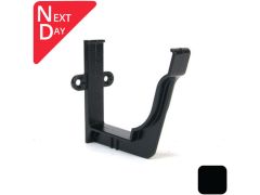 125x100mm SnapIT Aluminium Moulded Fascia Bracket - RAL 9005m Matt Black