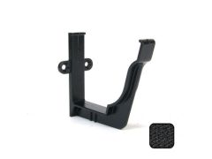 125x100mm SnapIT Aluminium Moulded Fascia Bracket - Textured Black