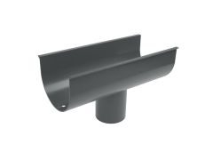 125x90mm D-flow Aluminium 76mm (3") Outlet - Anthracite Grey