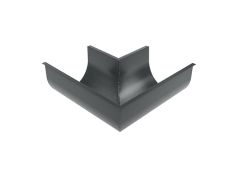 125x90mm D-flow Aluminium 90 Degree Gutter Angle - Anthracite Grey