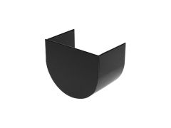 125x90mm D-flow Aluminium Stop End - Matt Black