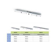 140mm M10  Galvanised Steel Screw for use with Galvanised Steel Downpipe Bracket with M10 Boss (there is no Natural Zinc version)