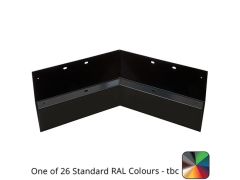 125x100mm Aluminium GX Smooth Box 135 Degree Internal Gutter Angle - One of 26 Standard Matt RAL colours TBC