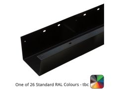 125x100mm Aluminium GX Smooth Box 3m Gutter Length - One of 26 Standard Matt RAL colours TBC 