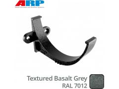 150mm (6")Half Round Cast Aluminium Gutter Fascia Bracket - Textured Basalt Grey RAL 7012 