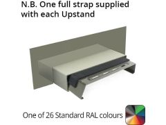 182mm Aluminium Coping (Suitable for 91-120mm Wall) - Upstand - Powder Coated