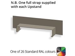 182mm Aluminium Sloping Coping (Suitable for 91-120mm Wall) - Right-hand Upstand - Powder Coated Colour TBC