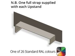 212mm Aluminium Sloping Coping (Suitable for 121-150mm Wall) - Left-hand Upstand - Powder Coated Colour TBC