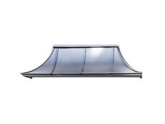 1500mm Natural Zinc Belgravia Classic - 750mm tall - Canopy