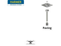 28-35mm Harmer Modulock Non-Combustible Pedestal with Self leveling head for Paving