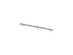 300mm M10 Galvanised Steel Screw for use with Downpipe Bracket with M10 Boss 