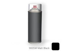 400ml Can - 9005M Matt Black Touch Up Spray Paint