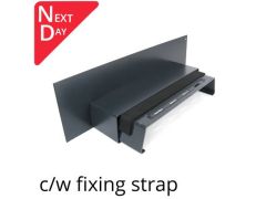 422mm Aluminium Coping (Suitable for 301-360mm Wall) - Upstand - RAL 7016 Anthracite Grey