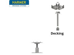 61-97mm Harmer Modulock Non-Combustible Pedestal with Self leveling head for Timber Decking