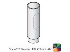 63mm (2.5") Flushjoint Aluminium Access Pipe - One of 26 Standard Matt RAL colours TBC 