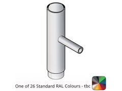 63mm (2.5") Flushjoint Aluminium Rainwater Divertor - One of 26 Standard Matt RAL colours TBC 