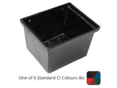 65mm (2.5") Cast Iron Small Rectangular Hopper - One of 6 CI Standard RAL Colours TBC