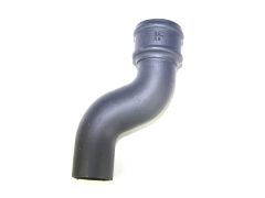 65mm (2.5") Hargreaves Foundry Cast Iron Round Downpipe Offset 115mm (4.5") Projection - Primed