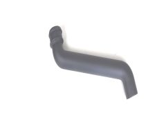 65mm (2.5") Hargreaves Foundry Cast Iron Round Downpipe Offset 457mm (18") Projection - Primed