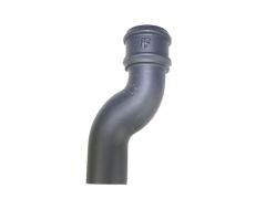 65mm (2.5") Hargreaves Foundry Cast Iron Round Downpipe Offset 75mm (3") Projection - Primed