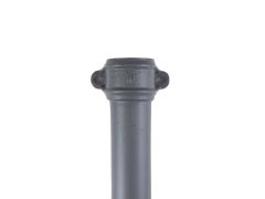 75mm (3") Hargreaves Foundry Cast Iron Round Downpipe with Ears - 1.83m (6ft) - Primed