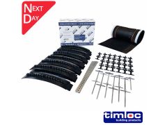 6m Roll Out Dry Fix Ridge Kit - Black