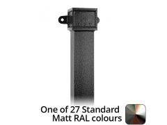 100 x 75mm (4"x3") x 3m Cast Aluminium Downpipe with Eared Socket - One of 26 Standard Matt RAL colours TBC