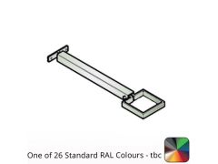 75x75mm Flushjoint Aluminium Square Downpipe Clip - Extended Base - One of 26 Standard Matt RAL colours TBC 