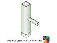 75x75mm Flushjoint Aluminium Square Rainwater Divertor - One of 26 Standard Matt RAL colours TBC 