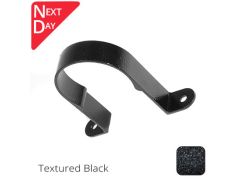 76mm (3") Aluminium Downpipe Fixing Clip - Textured Black