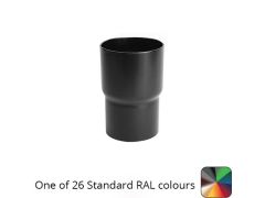 76mm (3") Round Swaged Aluminium Downpipe Loose Connector - One of 26 Standard Matt RAL colours TBC- Manufactured by Alumasc - buy online from Rainclear Systems