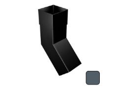 76mm Swaged Aluminium Square 135D BEND PPC  - 7016M Anthracite Grey