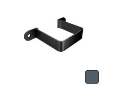 76mm Swaged Aluminium Square FLUSH FIT PIPE CLIP PPC - 7016M Anthracite Grey