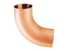 80mm Copper Downpipe 90 degree Bend