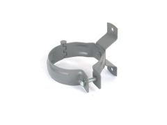 80mm Dusty Grey Galvanised Steel Downpipe Bracket