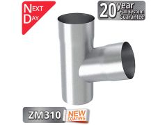 80mm Infinity ZM Downpipe 70degree Branch from Rainclear Systems with a 20year full system guarantee and next day delivery