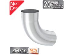 80mm Infinity ZM Downpipe 90degree Bend from Rainclear Systems with a 20year full system guarantee and next day delivery