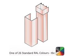 80x72mm Guardian Aluminium Make-up Piece - One of 26 Standard Matt RAL colours TBC