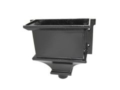 Cast Iron H11 Ornamental Hopper - 445 x180x370mm  - Black