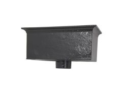 Cast Iron H42(12) Ornamental Hopper - 305x184x150mm - Black