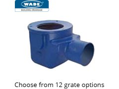 G304 Vari-Level 'P' Trapped 50mm Seal Cast Iron Wade Drain Bundle