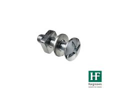 Hargreaves Foundry M6x25mm ZP Gutter Bolt Nut & Washer Kit