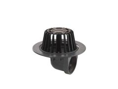 Harmer C490T - 4"BSP Thread Cast Iron 90deg Outlet with Dome Grate