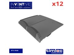 Interlocking Plain Tile Vent Grey - pack of 12