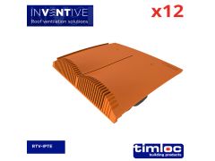 Interlocking Plain Tile Vent Terracotta - pack of 12