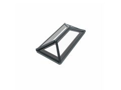 Rainclear roof lantern to suit finished external kerb size 2000 x 1000mm - 7016M Anthracite Grey frame with soft tone neutral double glazed glass