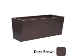 Valenta Aluminium Raised Bed / Planter - 2000x900x800mm - Dark Brown 