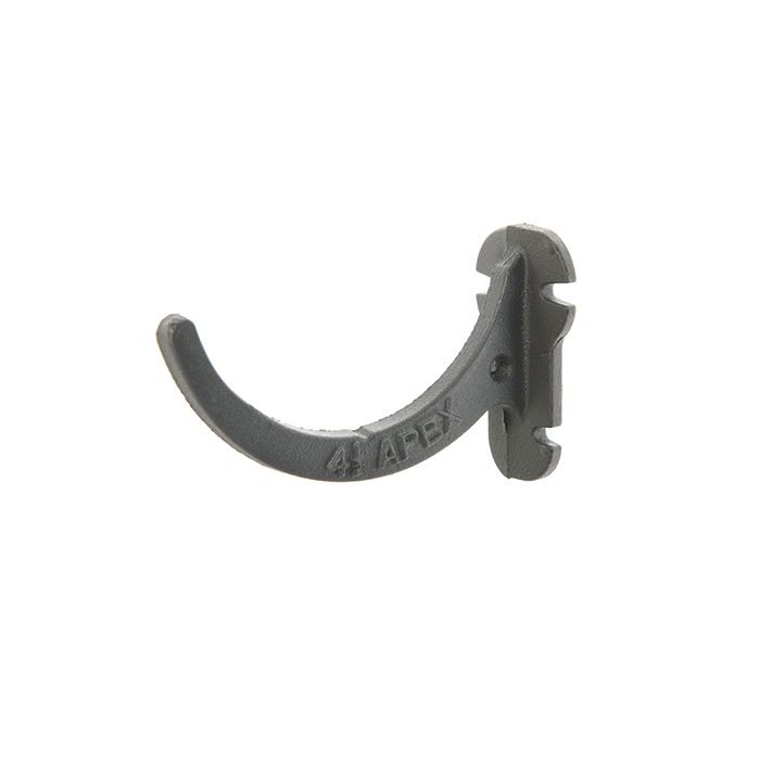 100mm (4") Half Round Cast Iron Fascia Bracket - Primed