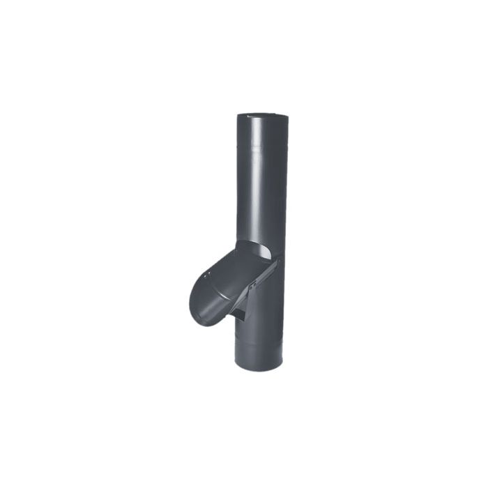 100mm Anthracite Grey Coated Galvanised Steel Access Pipe