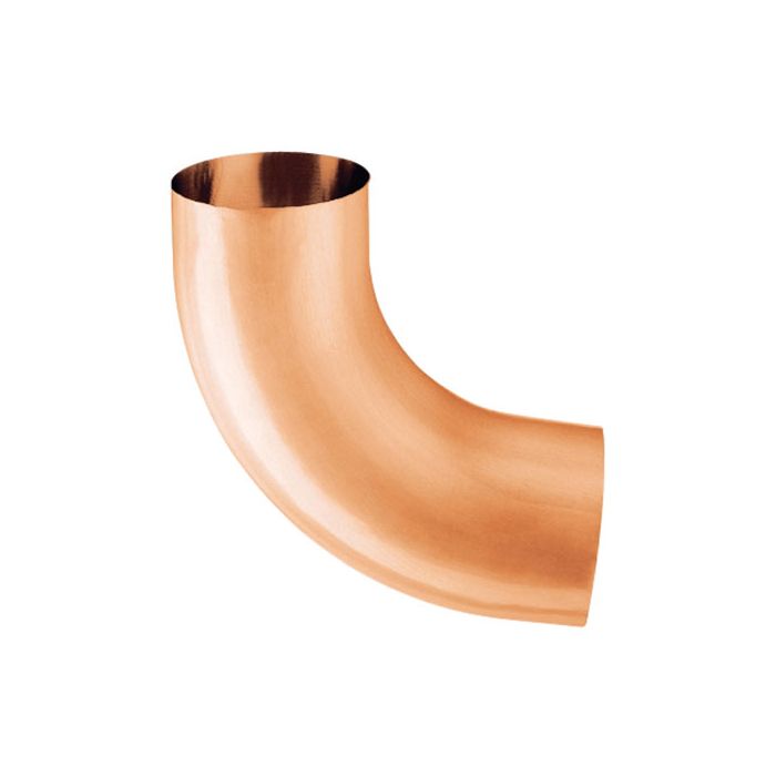 100mm Copper Downpipe 90 degree Bend